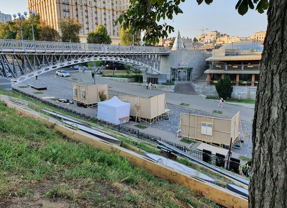 інсталяція на Алеї Героїв Небесної Сотні у Києві